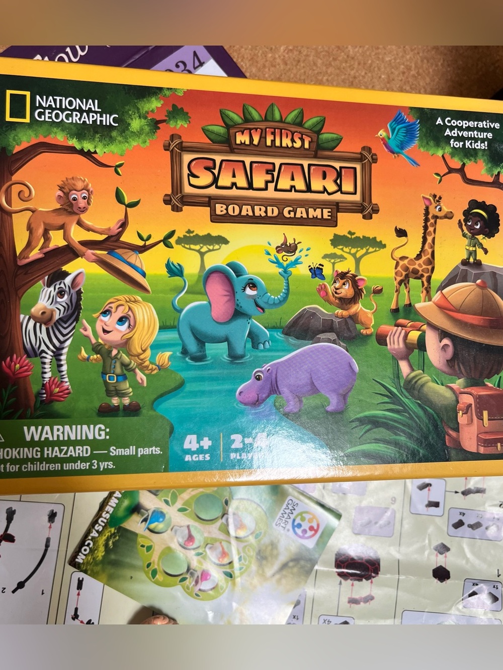 National Geographic Safari Board Game